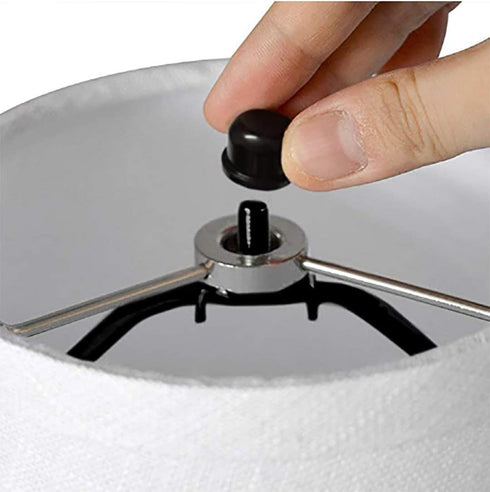RddenIy 6" E26 Set,for Lamp Shade Harp Holder and Light Base UNO Fitter Adapter Converter Finial Table and Floor Lamps