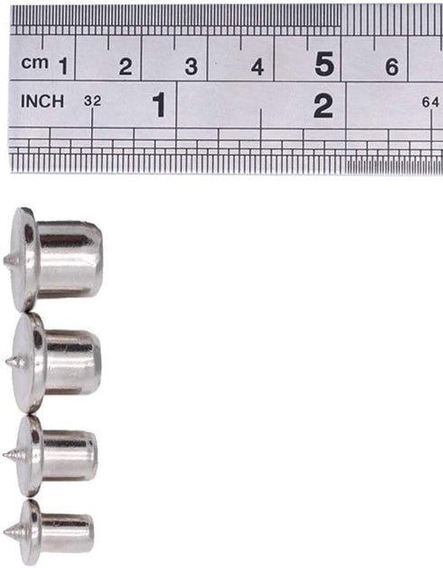 AUTOTOOLHOME Dowel and Tenon Center Transfer Plugs Point, 1/4", 5/16", 3/8" and 1/2", Set of 8