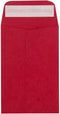 LUXPaper #4 Coin Envelopes | Peel & Press | 3'' x 4 1/2'' | Ruby Red | 250 Qty