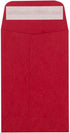 LUXPaper #4 Coin Envelopes | Peel & Press | 3'' x 4 1/2'' | Ruby Red | 250 Qty