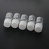 Othmro 50Pcs 5ml Plastic Bottles Lab Cylindrical Chemical Reagent Wide Mouth Polyethylene Sample Sealing Liquid Storage