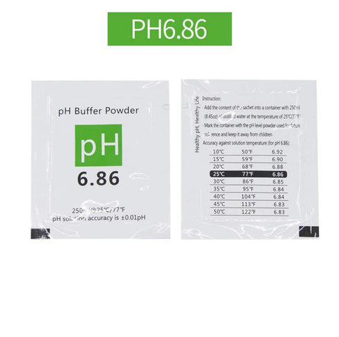 15 Pack 4.00/6.86/9.18 DuvinDD pH Meter Buffer Solution Powder for Precise pH of pH Meter, Calibration Powder Solution