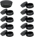 15PCS 1-1/4 In/32 mm Plastic Hole Plugs, Black Flush Mount Panel Plugs