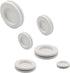 ISPINNER 52pcs Rubber Grommet, Double Sided Round Rubber Hole Plug, Drill Hole Sizes 5/8" to 1-1/2" (White)