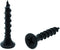 #6 x 1" Wood Screw 100PCS - Black Phosphate Coated Stainless Flat Truss Head Fast Self Tapping Drywall Screws by SG TZH