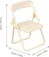 LAMPTTI Foldable Chair Phone Holder, Chair Foldable Phone Holder, Desktop Folding Chairs Cell Phone Stand, Folding