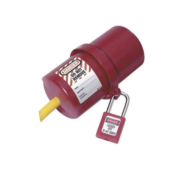 Master Lock 488 Electrical Plug Lockout - Lockout Tagout, 220-550 Volts