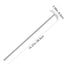 SOLUSTRE Stainless Steel Stirring Paddle, Stirring Bar - Blade Stirring Rod Electric Tools for Mixing Chemistry