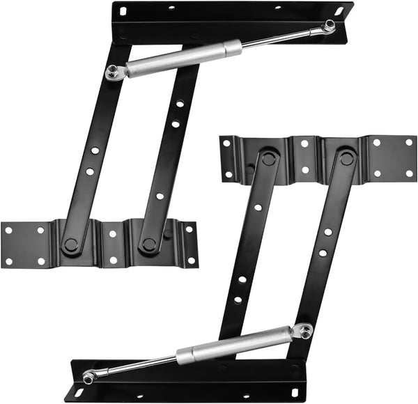 1 Pair Pneumatic Spring Lift Mechanism for Coffee Tables Multi-Functional Folding Lifting