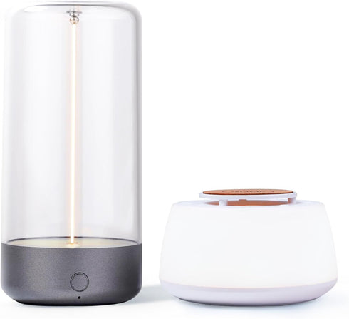 AUGE LIGHT Mini Minimalist Table Lamp with White Noise Sound Machine