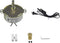CHANCS Synchronous Turntable Motor TYC50, 110V 5-6RPM with Flexible Coupling Connector for Cup Turner
