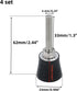 4Pcs 1 Inch 1/4" Quick Change Disc Pad Holder with Shank, Air Grinder Attachments, Disc Holders for Grinder Power Drill