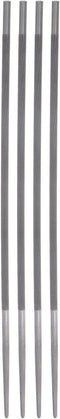 4pcs Chainsaw File, 11/64" (4.5mm) Round High Carbon Steel Double Cut Rasp for Sharpening