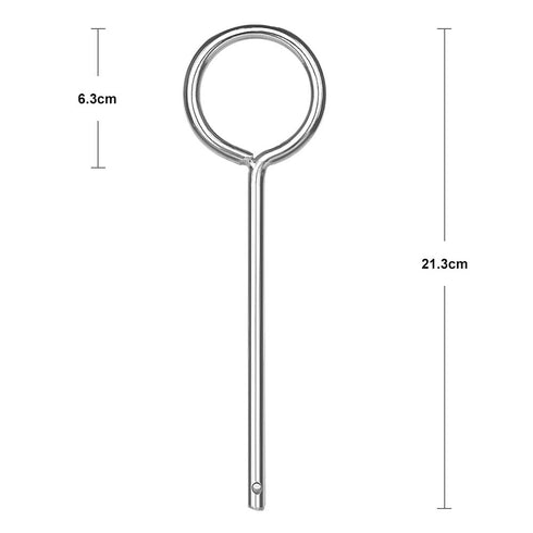 StonyLab Chrome-Plated Support Retort Ring, Closed Extension Ring for Laboratory Experiment, 60 mm O.D.