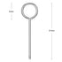 StonyLab Chrome-Plated Support Retort Ring, Closed Extension Ring for Laboratory Experiment, 60 mm O.D.