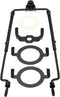 PATIKIL 8 9 10 11 Inch Lamp Harp Kit with Finial, 1