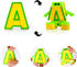 Odowalker 26 2" Pcs Alphabet Robots Letters Alpha Bots Alphabots Transform Letters for Learning for Carnival Prizes