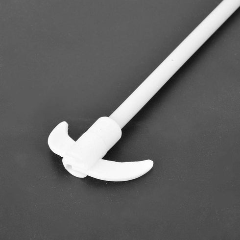 PTFE Stir Bar Coated, PTFE Propeller Steel Stirring Rod for Laboratory Use, High Temperature Resistant, 250mm Length