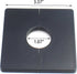 FDXGYH 2 Pcs 1.0 Inch ABS Wall Split Flange Self-Adhesive Tape Square Escutcheon Plate Cover for Water Pipe Faucet Decoration Accessories