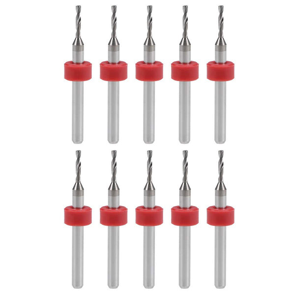 uxcell PCB Drill Bits 1.4mm - 10 Pcs Tungsten Carbide Rotary Tool for Jewelry and CNC Engraving