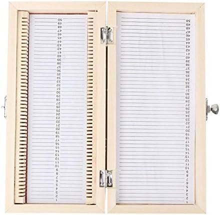 Biology Glass Prepared Microscope Slides with Wooden Storage Box Case
