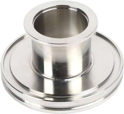 SS304 Straight Reducer Adapter, ISO-LF NW63 Flange to ISO-KF NW40 Stainless Steel 304 Tubulated Adapter