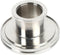 SS304 Straight Reducer Adapter, ISO-LF NW63 Flange to ISO-KF NW40 Stainless Steel 304 Tubulated Adapter