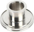 SS304 Straight Reducer Adapter, ISO-LF NW63 Flange to ISO-KF NW40 Stainless Steel 304 Tubulated Adapter