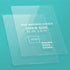 Binditek 50 Pack 8 Mil Clear PVC Binding Presentation Covers, Oversized Report Cover for Binding, Unpunched
