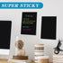 Black Sticky Notes, 4x6 Post It Notes with 2 Metallic Pens, Large Black Post It Notes for School Home Office