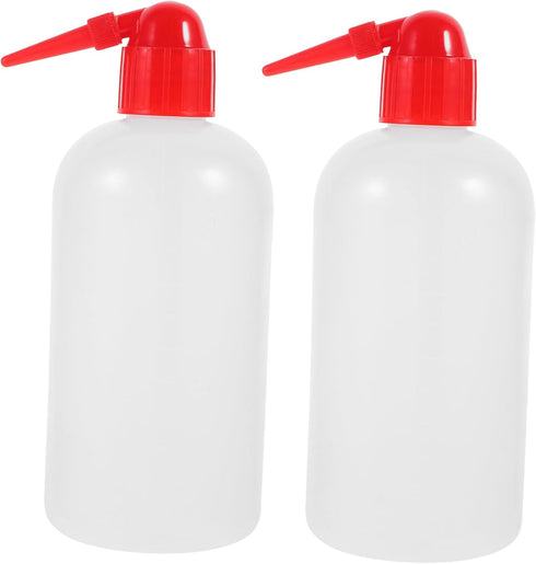 ULTECHNOVO 2pcs Portable Narrow Mouth Wash Bottle Laboratory Wash Bottle Scale for