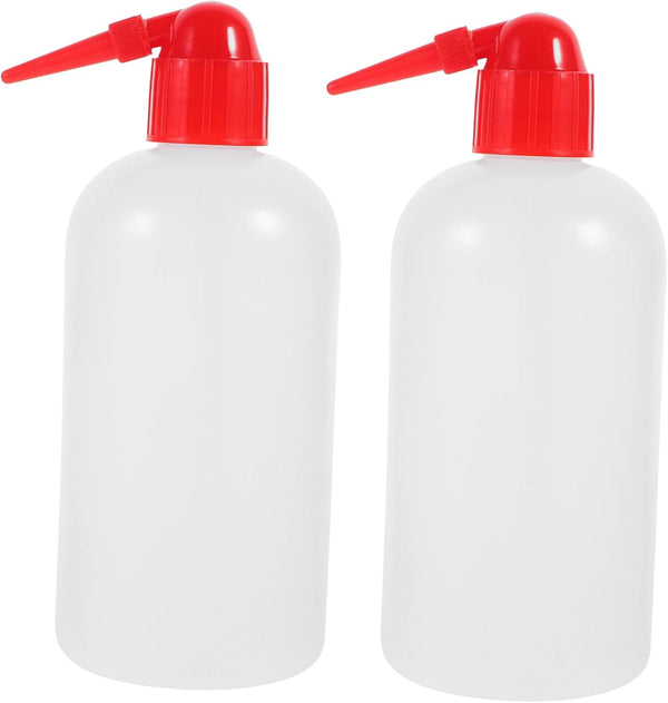 ULTECHNOVO 2pcs Portable Narrow Mouth Wash Bottle Laboratory Wash Bottle Scale for