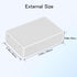 Project Box, 8 Pieces Electrical Box Small Junction Box, ABS Plastic Enclosure, White 3.94" x 2.36" x 0.98"