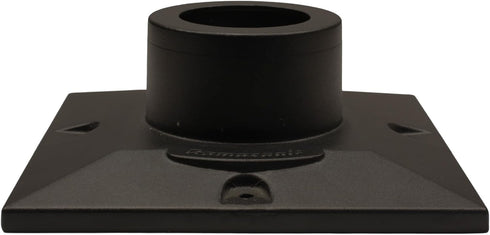Gama Sonic Cast Aluminum Pier Base Mount for 3-inch Fitter Post Top Mounts, Black, PBM00