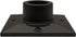 Gama Sonic Cast Aluminum Pier Base Mount for 3-inch Fitter Post Top Mounts, Black, PBM00