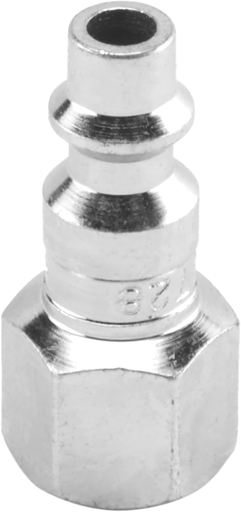 Milton Industries S-728 1/4" FNPT M Style Plug, Steel - 2 Count Pack of 1