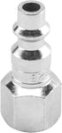 Milton Industries S-728 1/4" FNPT M Style Plug, Steel - 2 Count Pack of 1