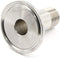 Beduan Stainless Steel Sanitary Fitting Home Brew Connector, 1.5" Tri Clamp to 1/2" NPT Male (Ferrule OD 50.5mm)