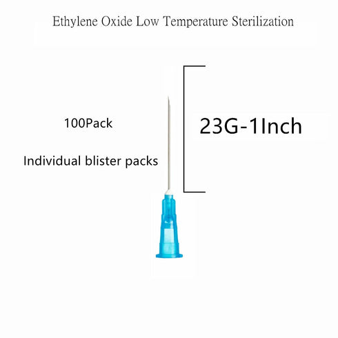 Accessories-100Pcs (23G-Long 1In) SHAOTONG Luer Lock