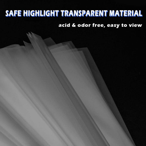 Sheet Protectors - 50 Sheets 4 mils Strong Extra Heavyweight Clear Top Load 8.5 x 11 Inch for 3 Ring Binder