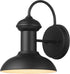GLOBE Electric 44862 Martes 1-Light Outdoor Indoor Wall Sconce, Matte Black