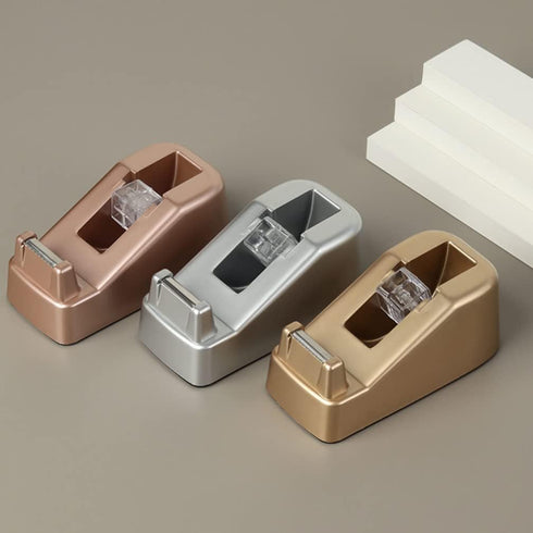 Desktop Tape Dispenser with Nonskid Base, Adhesive Tape Roll Holder for Masking, Shipping, Packing, Office Supplies