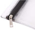 Clear Vinyl Zipper Multi-Purpose Waterproof Organizers, 4-Pack Toiletry Pouch Tool Bag