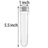 12 Pcs Plastic Test Tubes 45 ml for Scientific Experiments, Party Decoration, Candy, Bath Salt, Dice Display