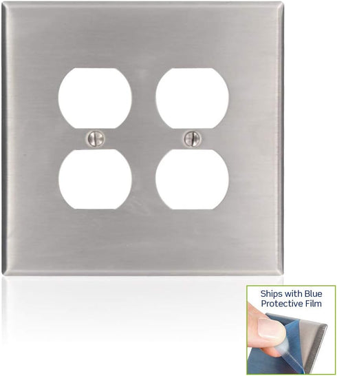 Leviton 84116 SS WP 2G DUP OVERSIZED by Leviton
