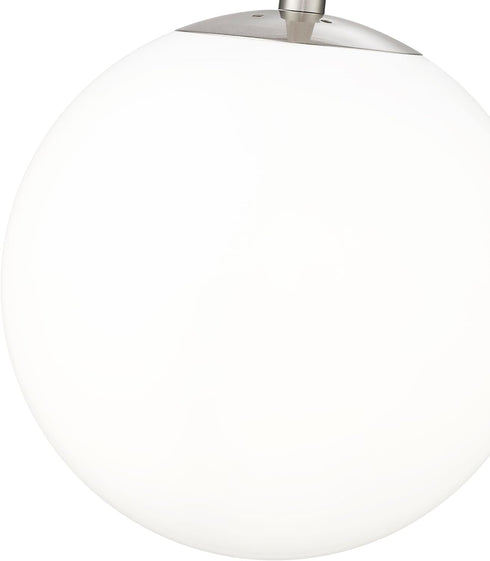 ML 25501-BN 12" 1-Light Lighting Kairo Wide Pendant - Brushed Nickel