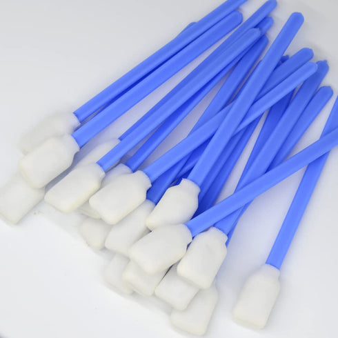 Wellgler's Tape Head Cleaning Swabs, 50 Lint Free Foam Swabs per Pack