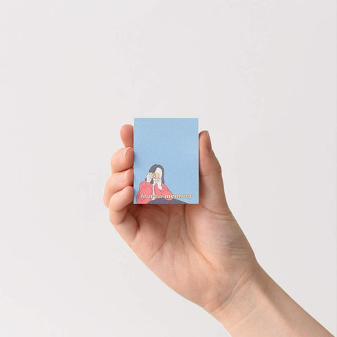 Monolike Fall in Newtro Sticky-It - 5p Set Self-Adhesive Memo Pad, 50 Sheets