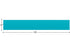 Teacher Created Resources Fun Size Better Than Paper Bulletin Board Roll, 18" x 12', TCR77415 in Teal