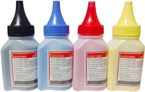 Toner Refill Powder for HP 116A W2060A W2061A W2062A W2063A Toner Cartridges for Color Laser MFP 179Fnw 178nw 178nwg